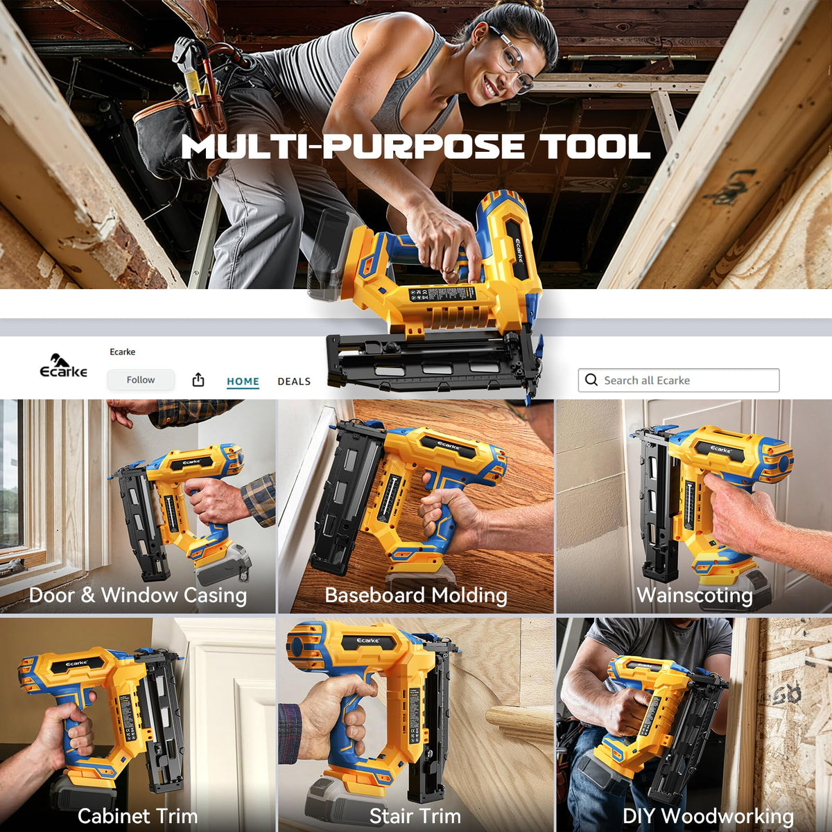 16 Gauge Cordless Straight Brad Nailer T320