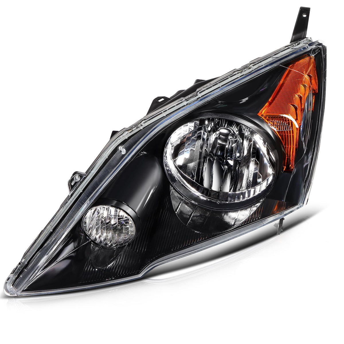 Chrome Housing Clear Corner Headlight Assembly G9415