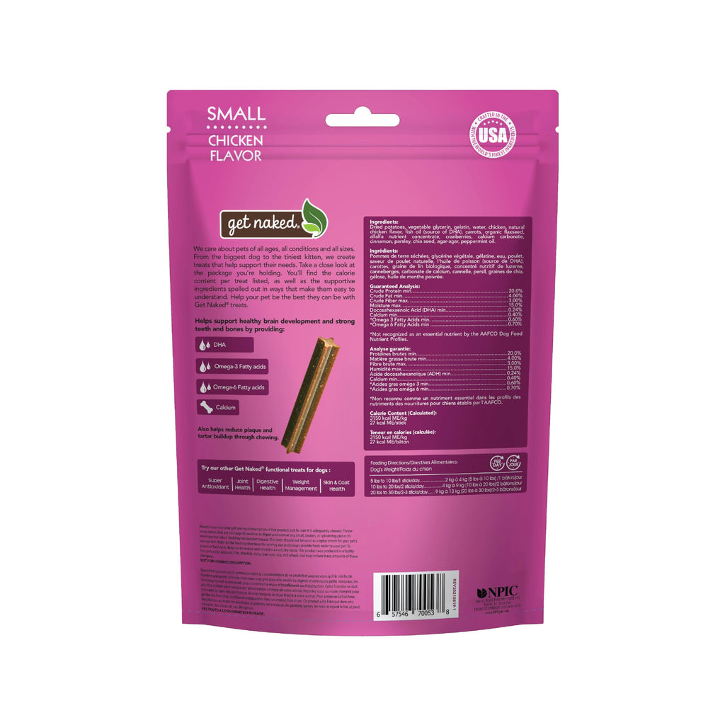 Grain-Free Dental Chew Sticks for Puppies, 6.2 oz N652