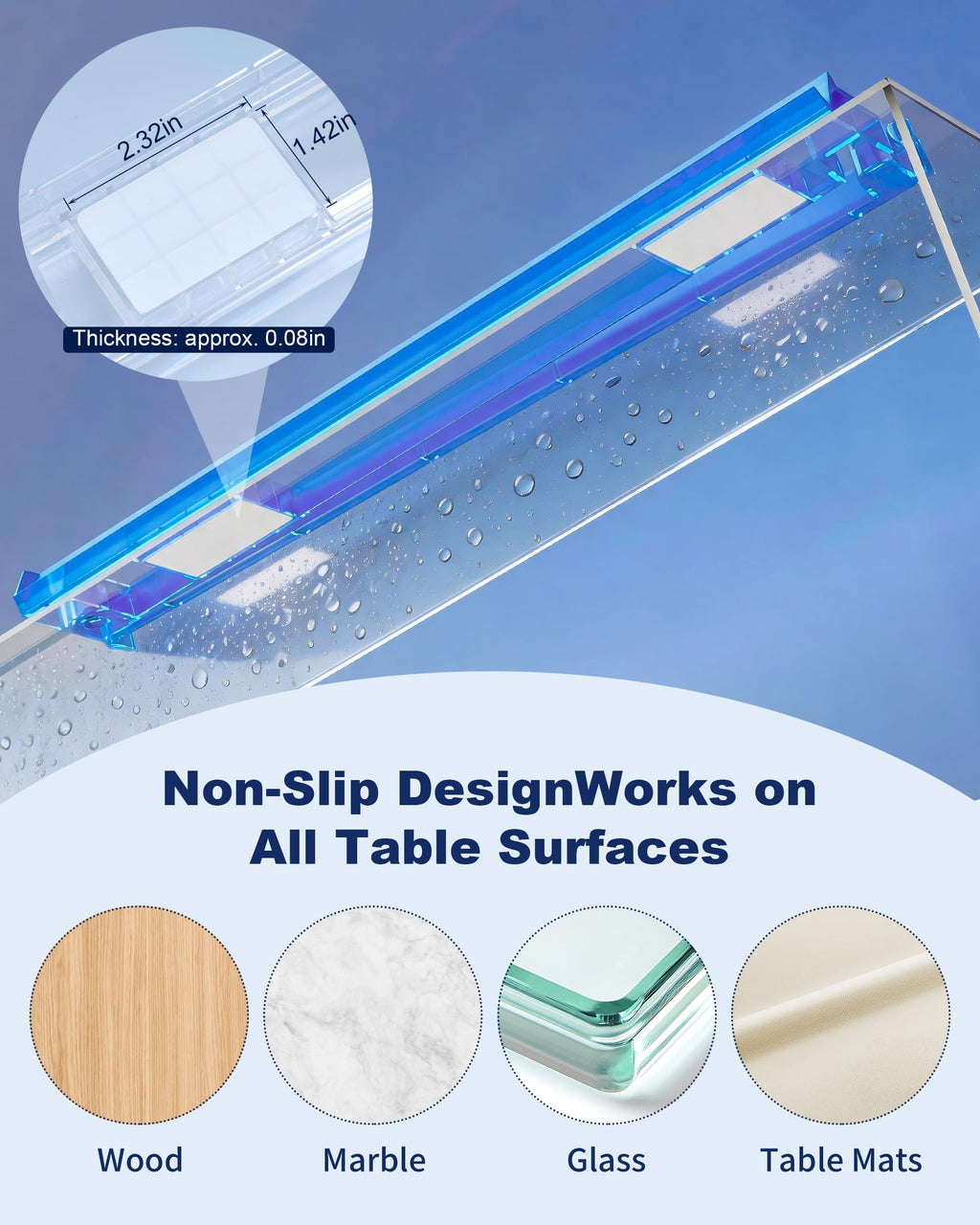 4Pcs Non-Slip Acrylic Mahjong Racks Z437249