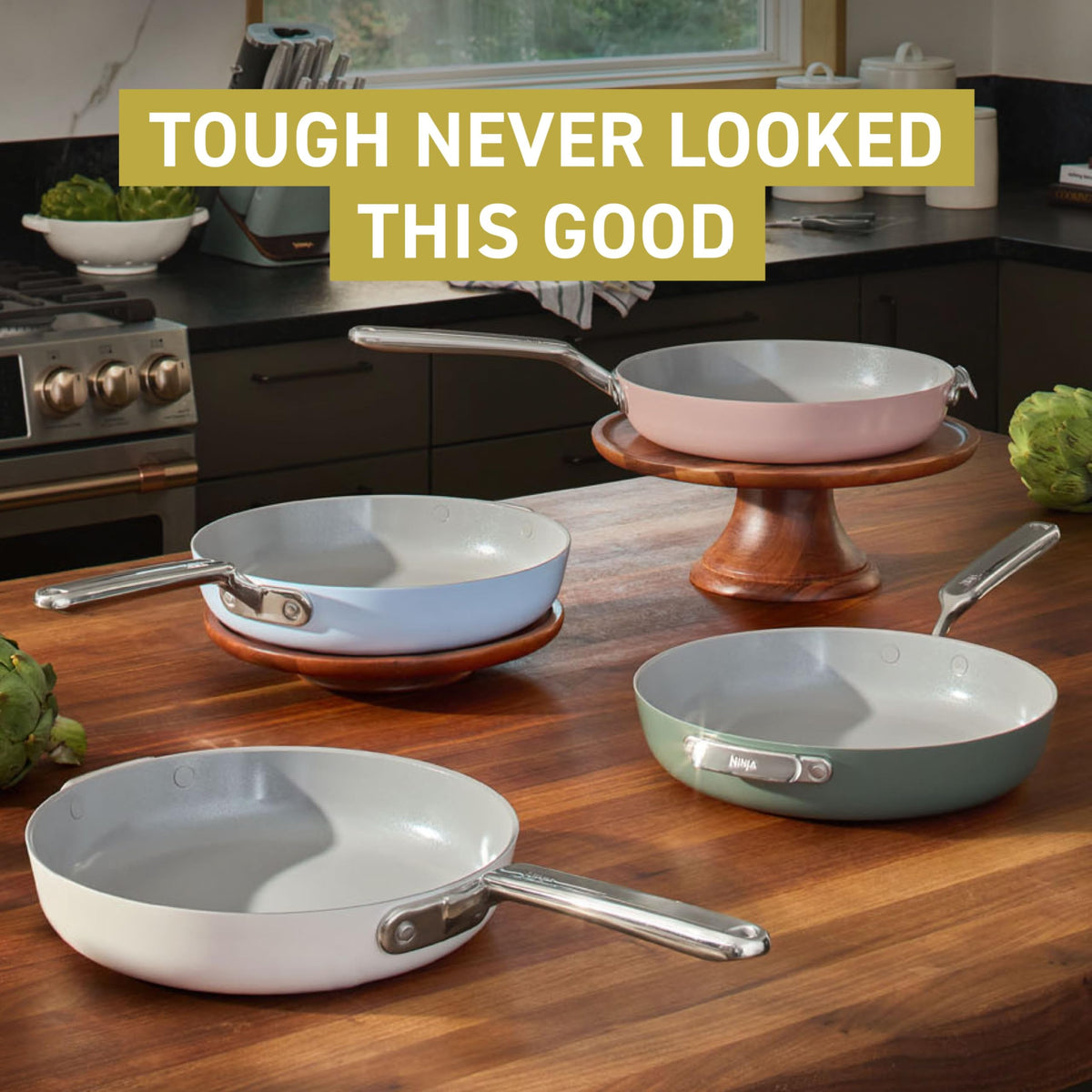 3-Piece Ceramic Fry Pan Set V323046