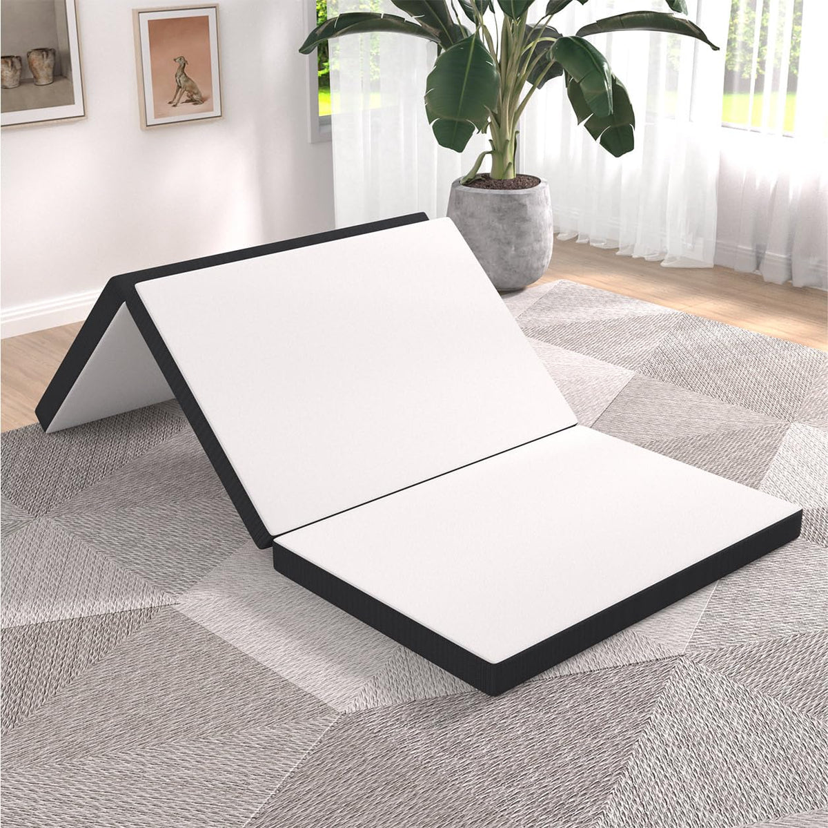 3 Inch Twin XL Tri Fold Memory Foam Mattress S98703