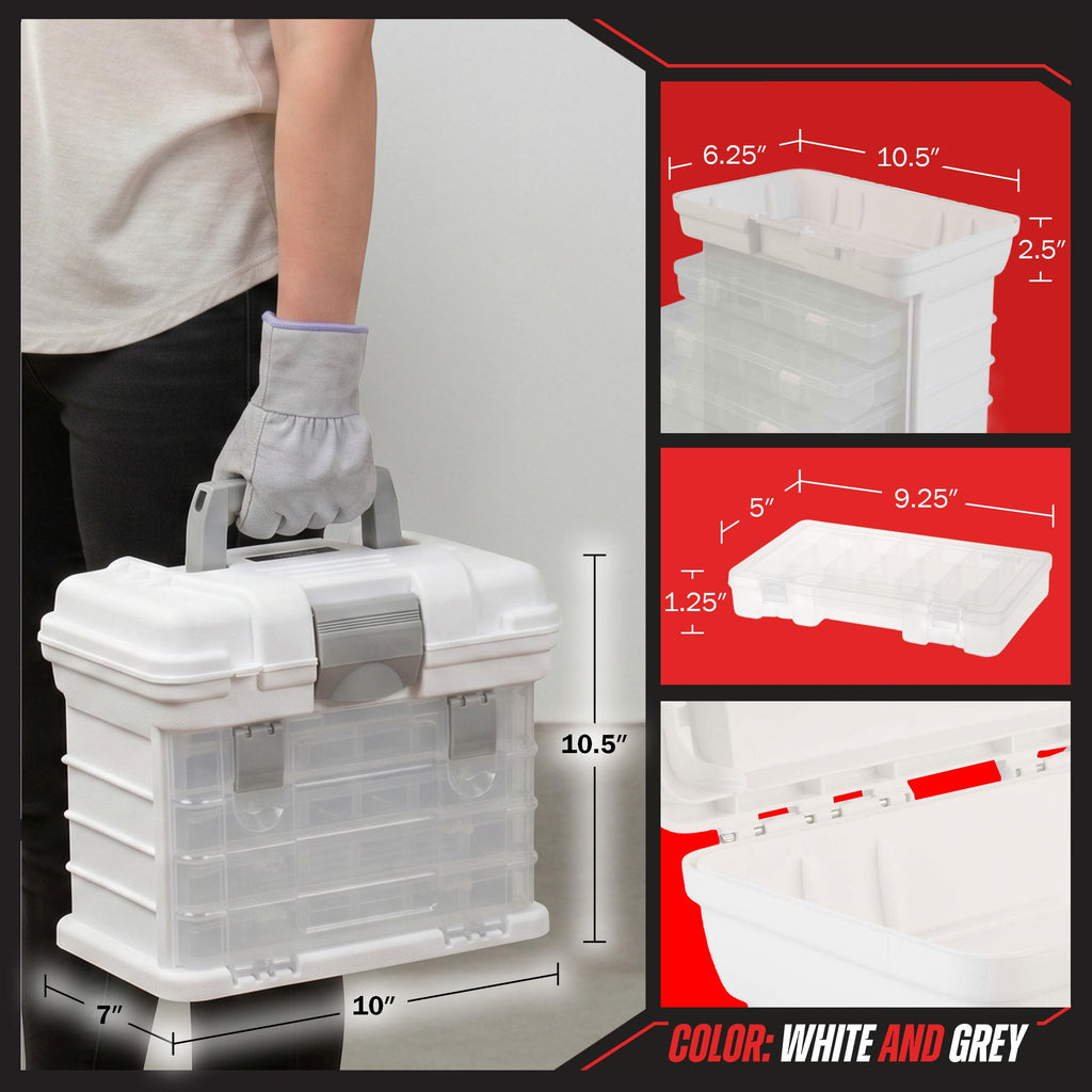 Portable Tool Box Small Parts Organizer with Drawers Z98222