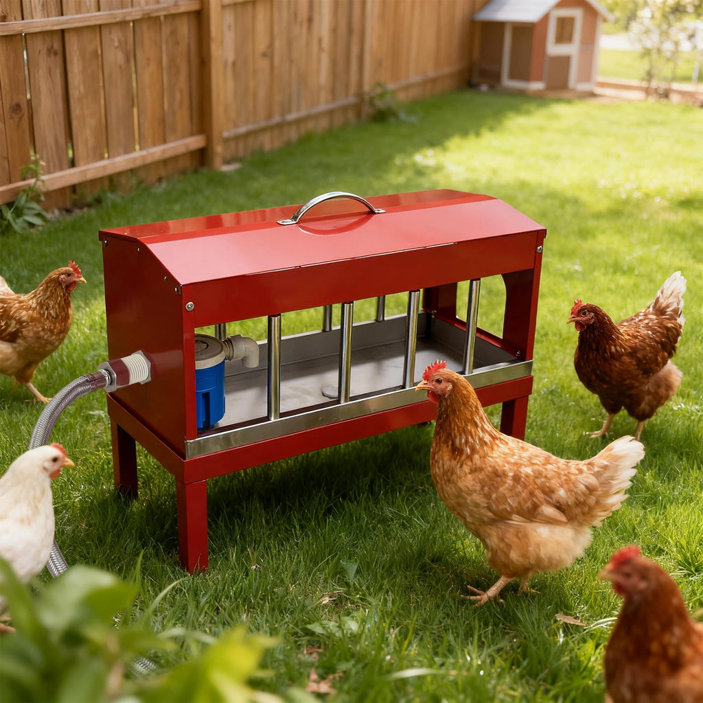 Automatic Chicken Waterer with Detachable Legs Y27085