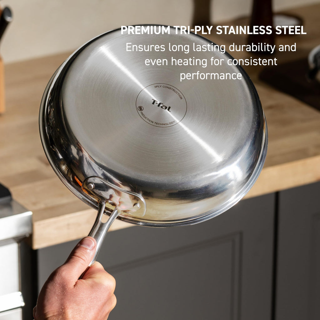 3 Piece Stainless Steel Frypan Cookware Set X322