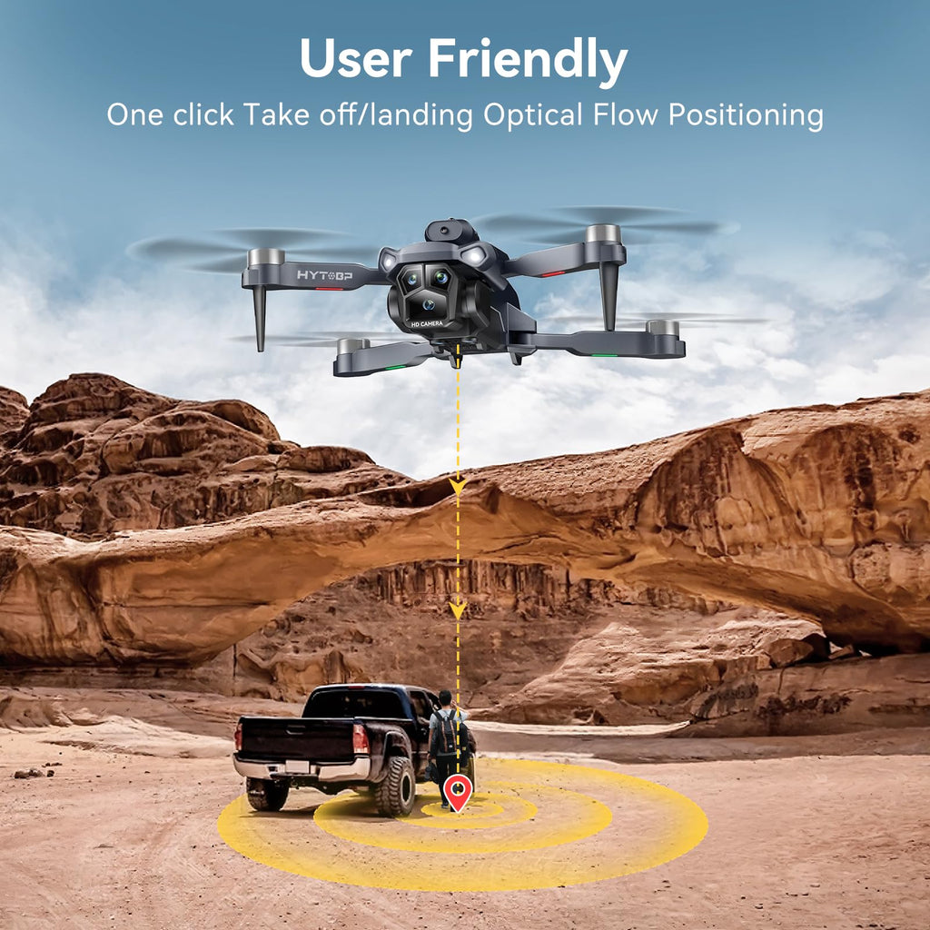 Foldable Mini Drone with Camera 1080P, 3 Batteries D10746