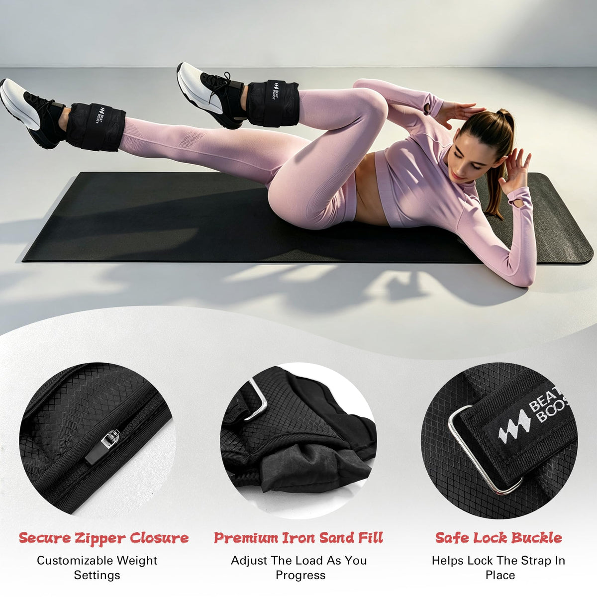 Ankle Weights Adjustable 10lb S535