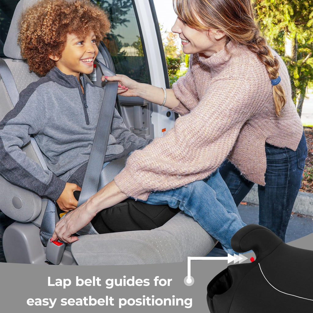 Black Backless Booster Car Seats, Pack of 2 E54284