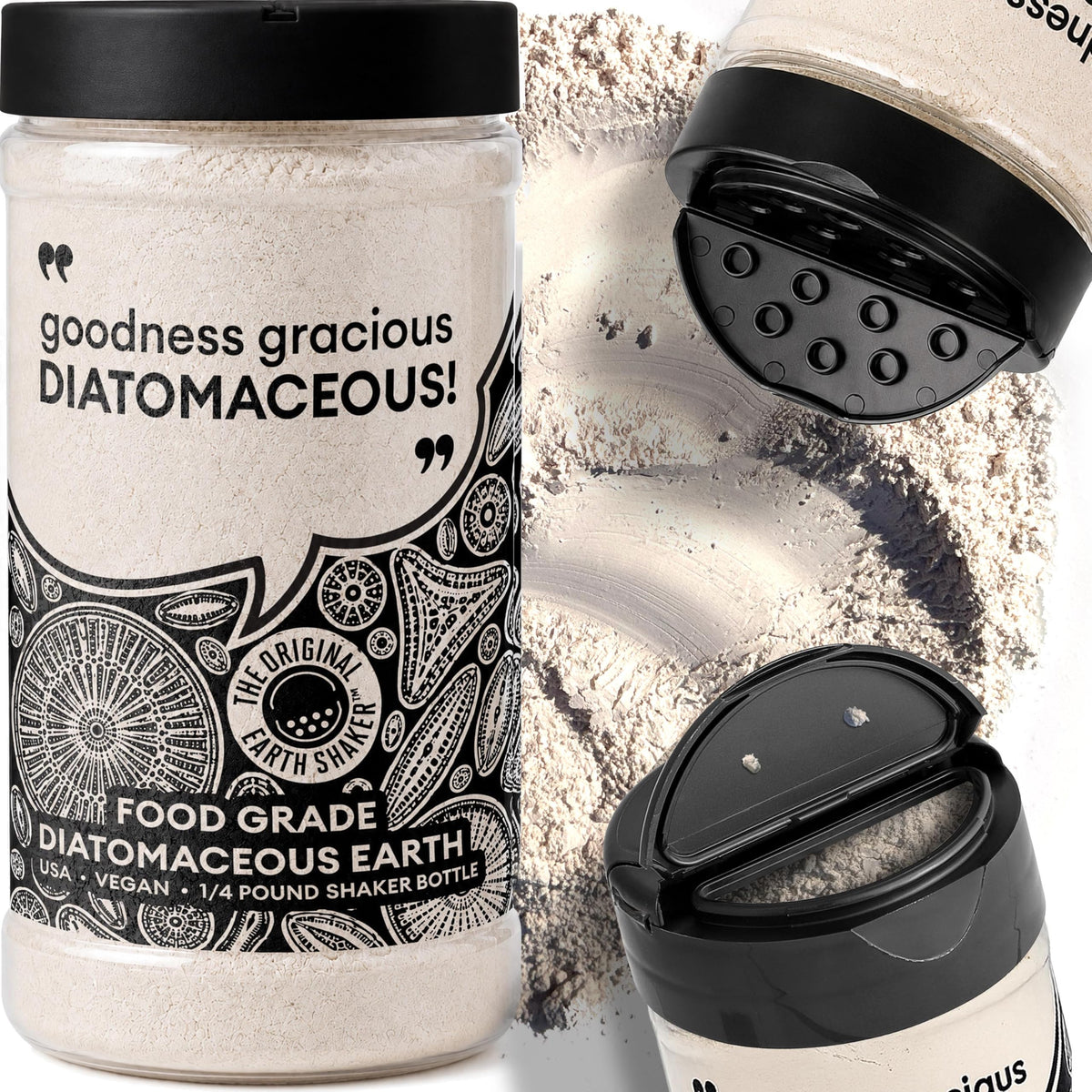 Diatomaceous Earth Shaker 1 Pint J948948