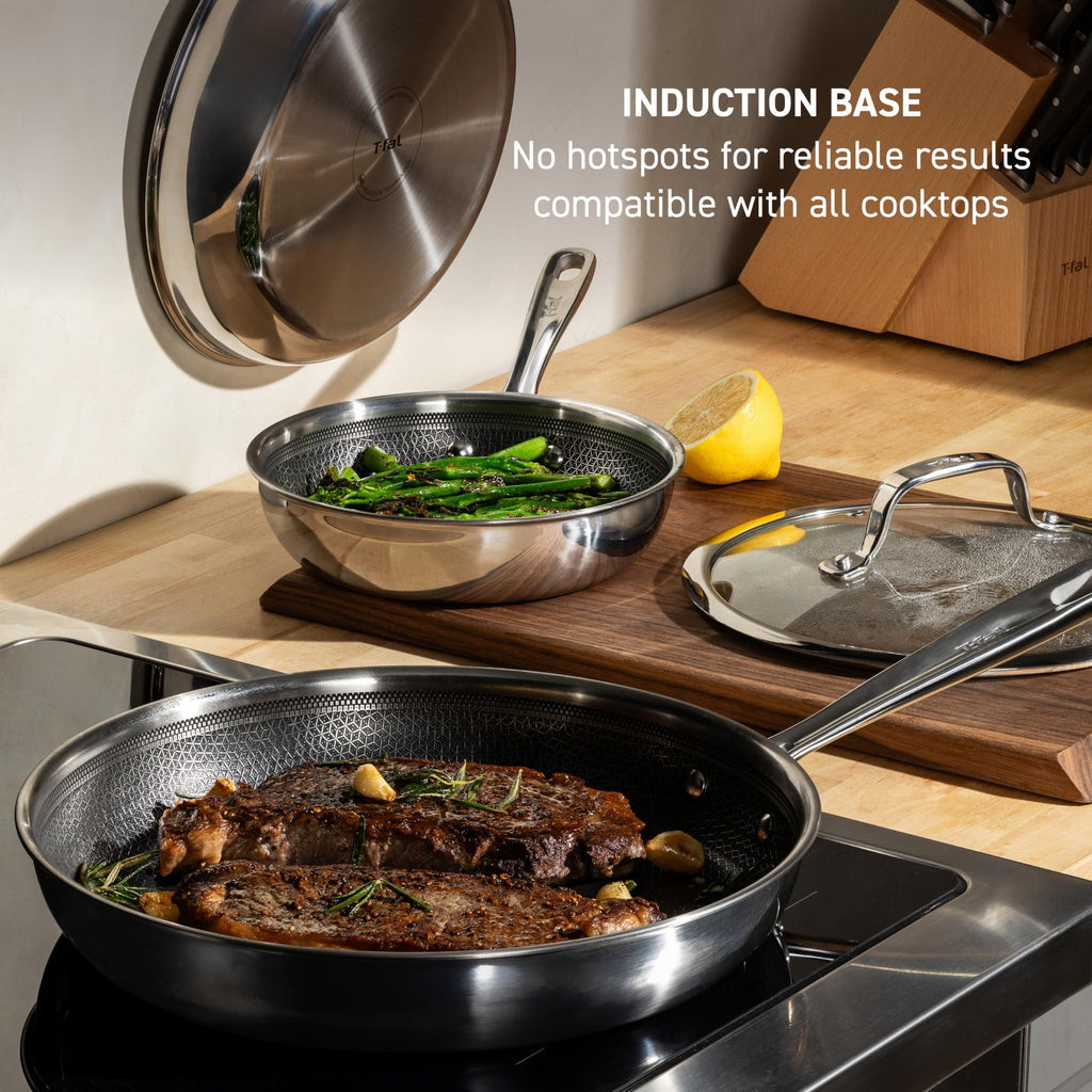 3 Piece Stainless Steel Frypan Cookware Set X322