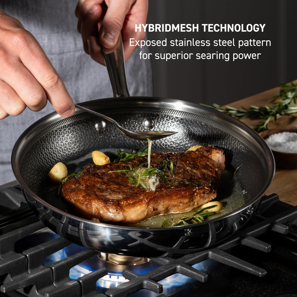 3 Piece Stainless Steel Frypan Cookware Set X322