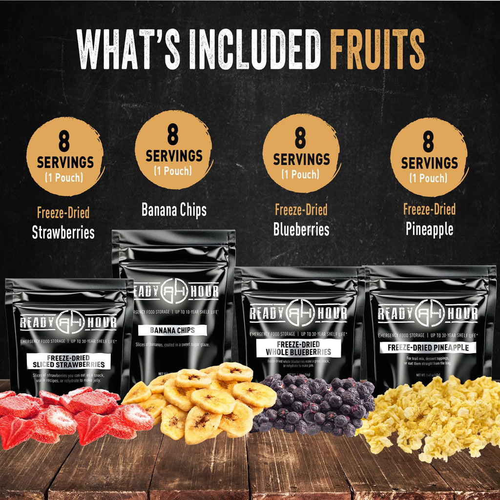 Fruit & Veggie Mix Freeze-Dried Food 56 Servings H45754