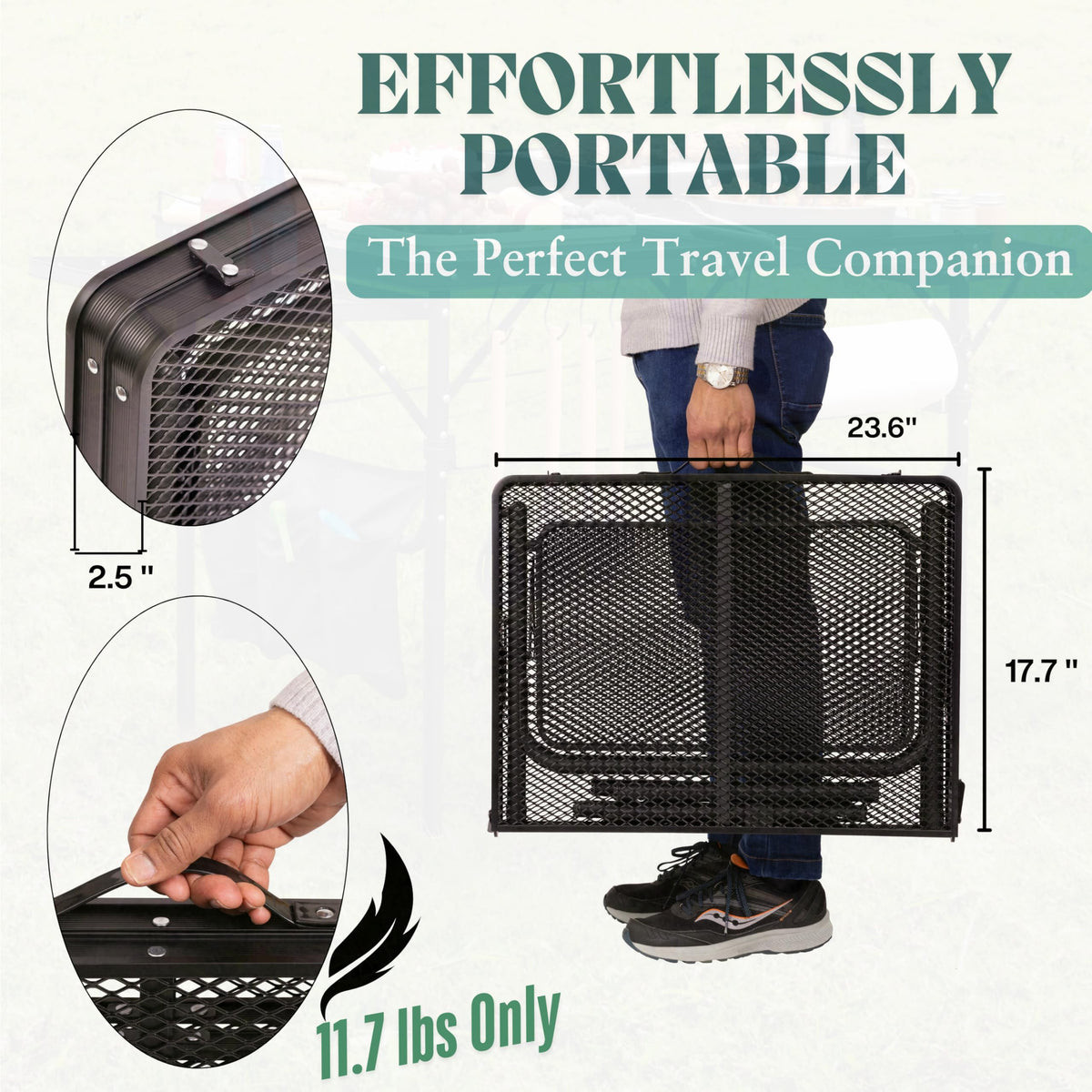 3x2 FT Folding Table with Carry Bag H96197