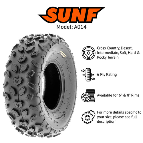 19x7-8 Tubeless 6 Ply Set of 2 M5323
