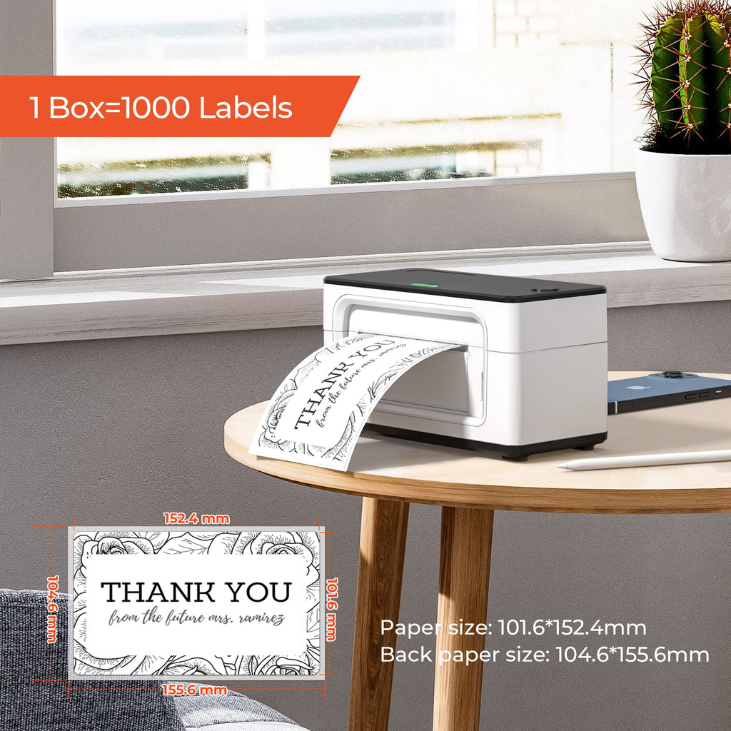 4x6 Inch Thermal Labels 1000 Labels I936