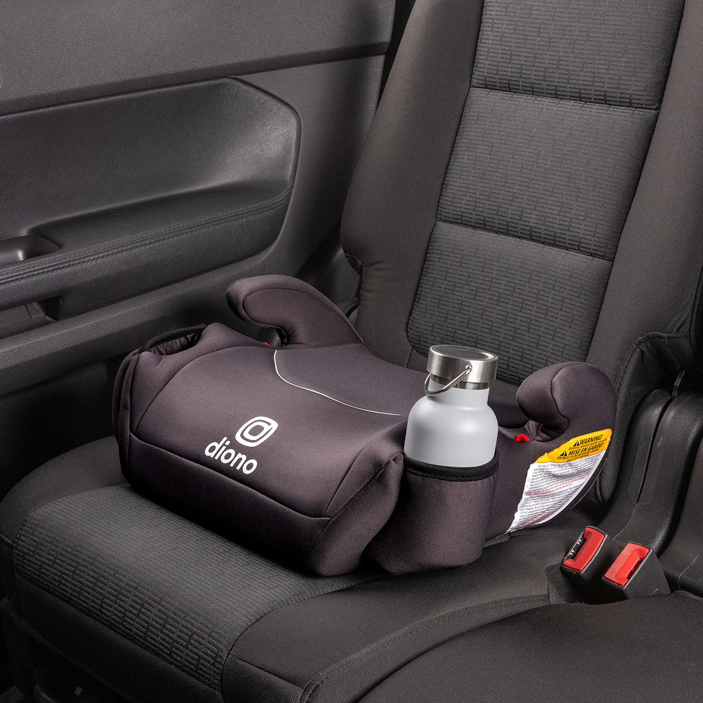 Black Backless Booster Car Seats, Pack of 2 E54284